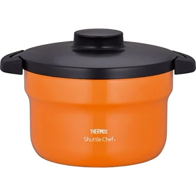Afbeelding van THERMOS Vacuüm Warm Fornuis &quot;Shuttle Chef&quot; KBJ 3000 OF (Oranje) Japan Binnenlandse echte producten