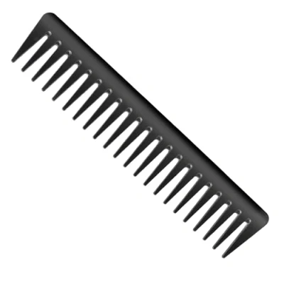 Afbeelding van SRLWMYI Stylingkam voor heren, premium kam van grove koolstof haar, haar en baard, onbreekbaar antistatisch, krullende mannen, hoogwaardige haarstyling mannen