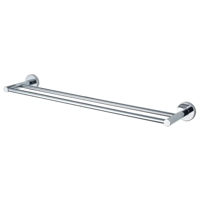 Afbeelding van Haceka kosmos dubbele handdoekhouder chroom 84cm 1208569