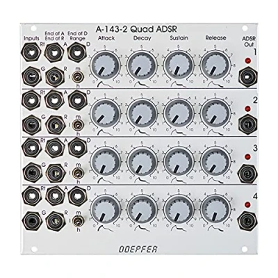 Afbeelding van Doepfer A 143 2 Quad ADSR Generator Envelope modular synthesizer