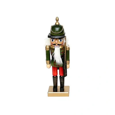 Afbeelding van Dekohelden24 Prachtige notenkraker soldat, in groen, ca. 26 cm