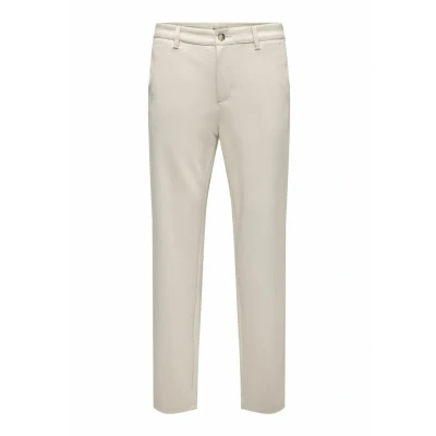 Afbeelding van Only &amp; Sons Onsmark Regular Broek, Heren, Maat: 32x32, Moonstruck