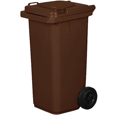 Afbeelding van Kliko / mini container 120 liter Bruin