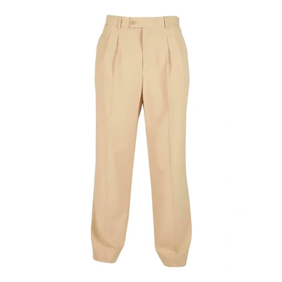Afbeelding van Urban Classics Double Pleated Pants Broek, Heren, Maat: 40, Unionbeige