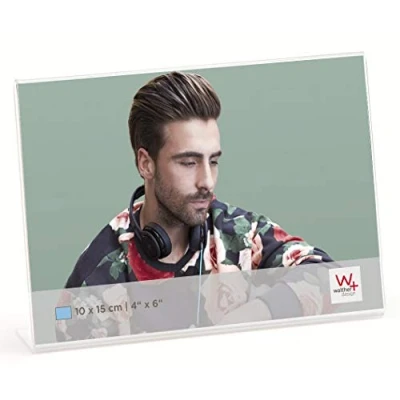 Afbeelding van walther+ design ASQ1015 Wissellijst Papierformaat: 10 x 15 cm Transparant
