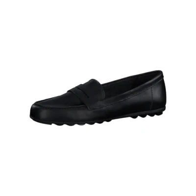 Afbeelding van Tamaris Mocassins, Dames, Maat: 38, Black leather Leer