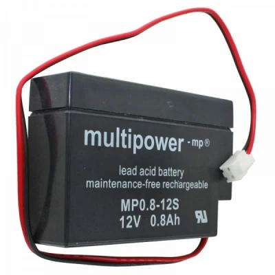 Afbeelding van MP0.8 12 Multipower loodzuuraccu met JST connector, 12S
