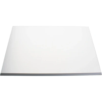Afbeelding van Whirlpool Indesit 480132101129 glasplaat koelvriescombinatie C00318918 boven groentelade z. sierlijst