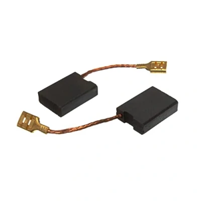 Afbeelding van Paxanpax PSE009 Compatibele haakse slijper motor koolborstels voor Bosch GWS (6,3 mm x 16 22 mm, pak van 2), zwart