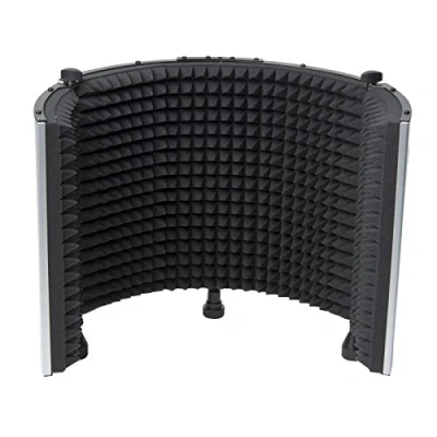 Afbeelding van Fame Audio Mic Reflexion Screen Premium voor statieven en Desktop Microfoon reflectiefilters