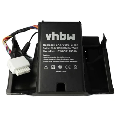 Afbeelding van vhbw Accu compatibel met Robomow Premium RC302, RC304, RC304u, RC306, RC308, RC308u, RC312, RC312u vervangt BAT7000B, MRK7005A (Li Ion, 3000mAh, 25.6V)