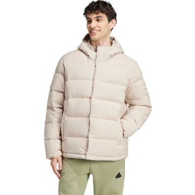 Afbeelding van adidas Sportswear Helionic Donsjack met Capuchon Heren Beige L