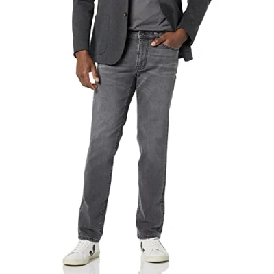 Afbeelding van Amazon Essentials Men&#039;s Spijkerbroek met slanke pasvorm, Gewassen grijs, 28W / 30L