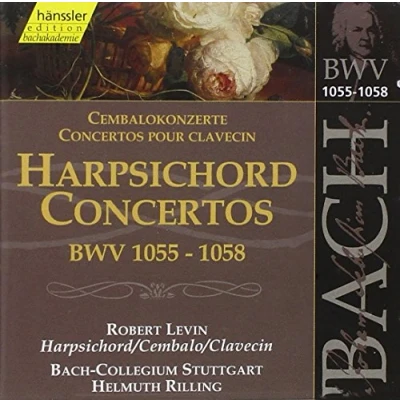 Afbeelding van Robert Levin, Bach Collegium Stuttgart, Helmuth Rilling J.S. Bach: Harpsichord Concertos Bwv 1055 1058 (CD)