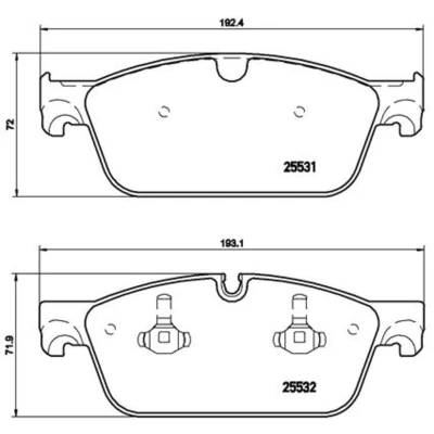Afbeelding van Brembo Remblokset P 50 102