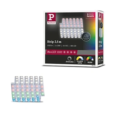 Afbeelding van Paulmann 70530 LED strip 24 V 2.5 m Warmwit, RGBW