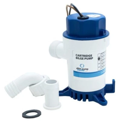 Afbeelding van Albin Pump Bilgepomp Standaard 750GPH 47L/pm 12 en 24V Geschikt voor 24 volt