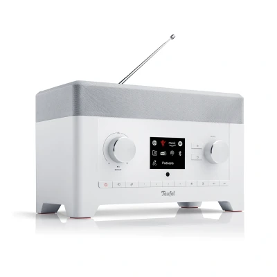 Afbeelding van Teufel RADIO 3SIXTY Internetradio met DAB+/FM Spotify Connect Bluetooth Wekker Wit