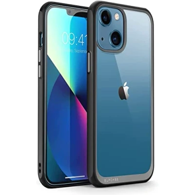 Afbeelding van SUPCASE Hoesje voor iPhone 13 6.1Inch 2021 Editie [UB Style] Transparant Schokbestendig (Zwart)