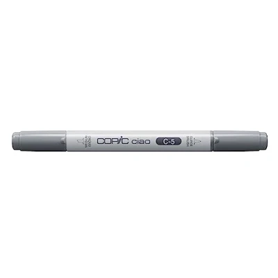 Afbeelding van COPIC Ciao Marker Type C 5, cool grey No. veelzijdige layout marker, op alcoholbasis, met een medium breedte en brush tip