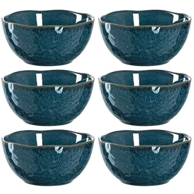 Afbeelding van Kom Leonardo Matera Blauw 12 cm (6 Delig)