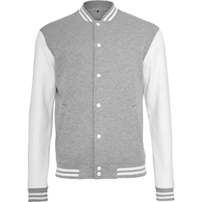 Afbeelding van Build Your Brand Heren Sweat College Jacket Jas