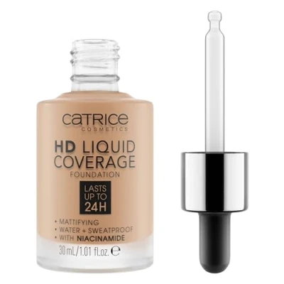 Afbeelding van Foundations en Concealers Catrice Vloeibare foundation met HD dekking