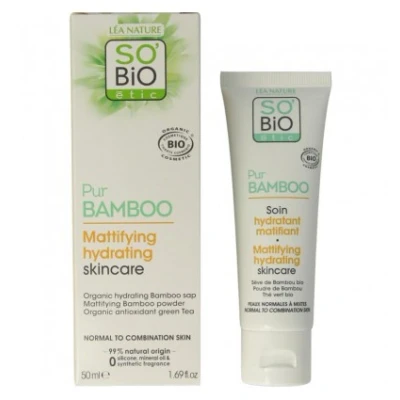 Afbeelding van So Bio Etic Bamboo mattifying hydrating cream 50 Milliliter