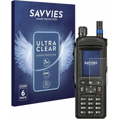 Afbeelding van Savvies Screenprotector voor Motorola MTP6650 Folie Beschermfolie transparant (6 Stuks)