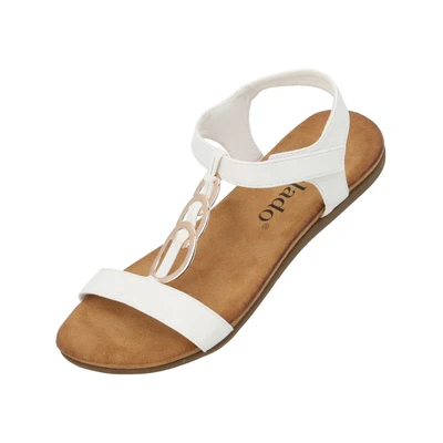 Afbeelding van Palado Uleto Sandalen, Dames, Maat: 38, Weiß Textiel/ synthetisch