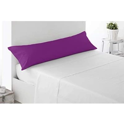 Afbeelding van Miracle Home Kussensloop, zacht en comfortabel, 50% polyester, aubergine, 135 cm