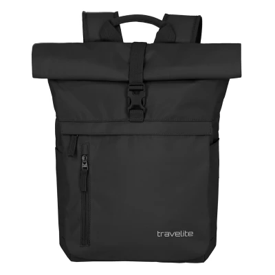 Afbeelding van Travelite Unisex Basics Rollup rugzak (1 stuk), zwart, 60 cm/35 Liter, Klassiek