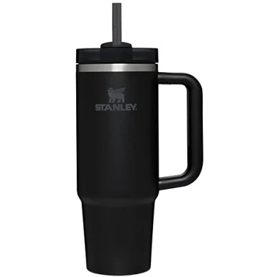 Afbeelding van Stanley Quencher H2.0 FlowState roestvrijstalen vacuümgeïsoleerde beker met deksel en rietje voor water, ijsthee of koffie, smoothie meer