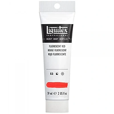 Afbeelding van Liquitex 1045983 Professional Heavy Body acrylverf in kunstenaarskwaliteit met uitstekende lichtechtheid en boterachtige consistentie, 59ml Fluorescent Red