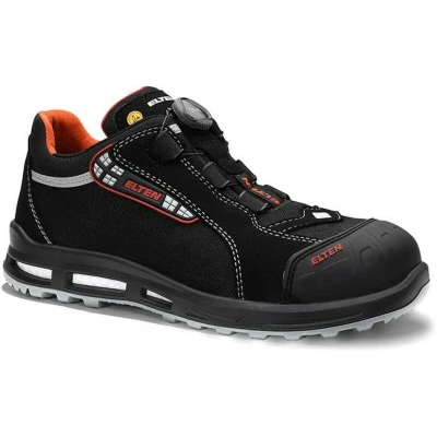 Afbeelding van ELTEN Veiligheidsschoenen SENEX XXT Pro BOA ESD S3, dames en heren, textiel, plastic dop (lichter dan stalen neus), licht, sportief, zwart/rood, maat: 41