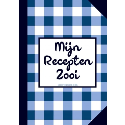 Afbeelding van Originele Cadeaus voor Vrouwen en Mannen Recepten Invulboek / Receptenboek &quot;Mijn Zooi&quot;: Een Verzamelboek Om al je in Te Bewaren Notitieboek Zelf Vullen