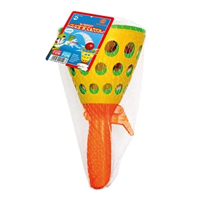 Afbeelding van Paul Günther 1546 Mc Squeezy Click&#039;n&#039;Catch, vangbal spel voor kinderen met 2 korfvangers en 3 plastic ballen