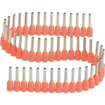 Afbeelding van Vogt Verbindungstechnik 460108 Adereindhulzen 0.5 mm² Deels geïsoleerd Oranje 100 stuk(s)