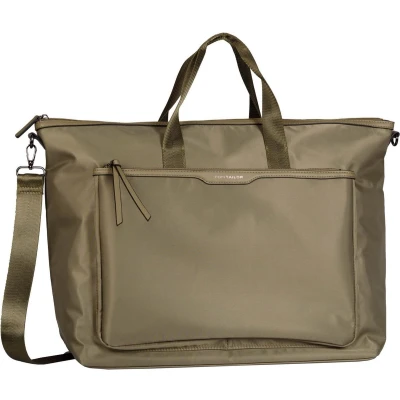 Afbeelding van TOM TAILOR Schoudertas Business tas Viona Weekend Bag Sage Grijs