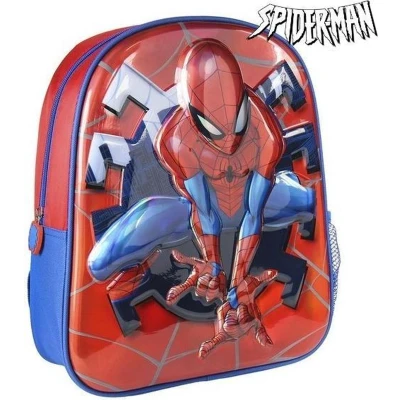 Afbeelding van 3D Rugzak Spiderman Rood Metaal