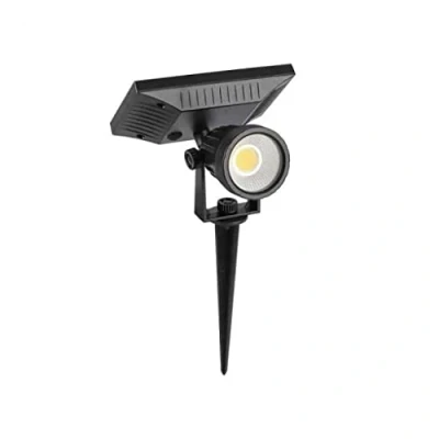 Afbeelding van V TAC VT 952 Zwart Solar Spike Light IP65 2W 40 Lumen 3000K
