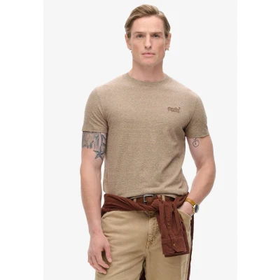 Afbeelding van Superdry Vintage LOGO Tshirt basic, Heren, Maat: Large, Desert sand feeder