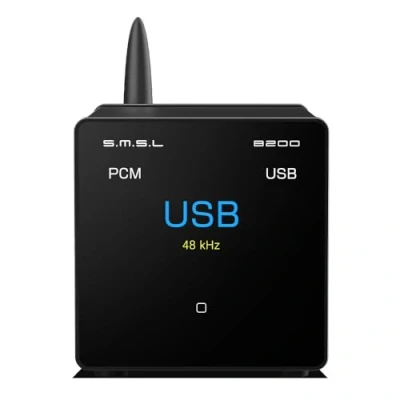Afbeelding van S.M.S.L B200 Hi Res Digitale Audio DAC Bluetooth 5.1/USB Input Audiofiele Ontvanger &amp; Versterker Titel/Artiest display 2.33 inch scherm Fi Stereo