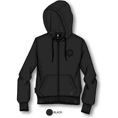 Afbeelding van Gibson heren hoody zwart maat S
