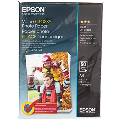 Afbeelding van Epson Value Glossy Photo Paper A 4. 50 vel. 183 g S 400036