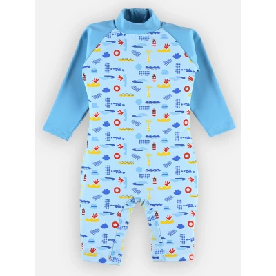 Afbeelding van uv pakje blauw archimede 9 12M