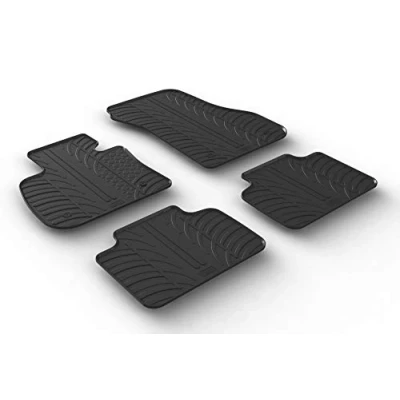 Afbeelding van Gledring Rubbermatten passend voor BMW 2 Serie F45 Active Tourer 2014 (T profiel 4 delig + montageclips)