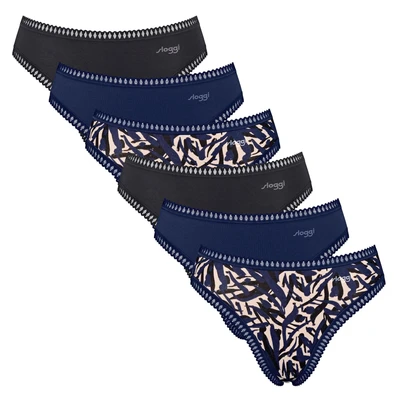 Afbeelding van Sloggi Slip GO Crush High leg C6P Set van 6