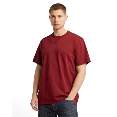 Afbeelding van G STAR Tshirt basic, Heren, Maat: Large, Dry red