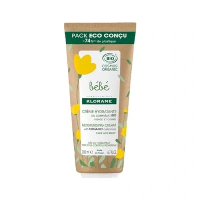Afbeelding van Klorane Bébé vochtinbrengende crème, 200 ml